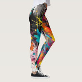 Leggings Vivid Chaos Splash Graffiti (Droite)