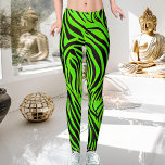 Leggings Vivid et éblouissant Lime Green Zebra Motif<br><div class="desc">Voici les nouvelles légumineuses à motif zébrée Shy Shy Panda vert citron. Ce style décontracté qui s'impose est très tendance et le parfait compagnon de n'importe quelle tenue de la salle de sport ou juste à l'extérieur. Les nuances distinctes et différentes de vert citron et de jaune ajoutent une illustration...</div>