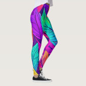 Leggings Vivid Motif feuille (Droite)