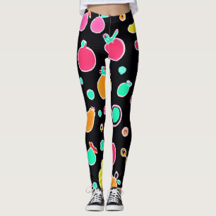 Leggings Vivid Neon Motif fruité