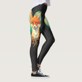 Leggings Vixen Femme mignonne renard avec silhouette de cer (Droite)