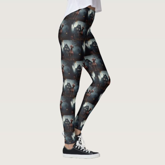 Leggings Vizsla Halloween effroi (Droite)
