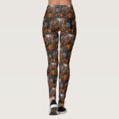 Leggings Vizsla Halloween Épouvantable (Dos)