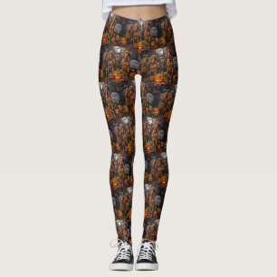 Leggings Vizsla Halloween Épouvantable