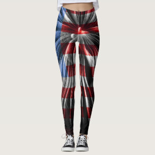 Leggings Vlag vuurwerk
