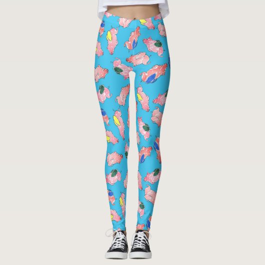 Leggings vliegende varkens (Voorkant)