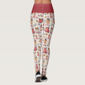 Leggings Vœux de Noël (Dos)