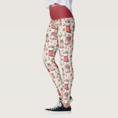 Leggings Vœux de Noël (Gauche)