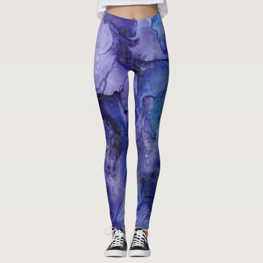 Leggings Voie Lactée Bleue (Devant)