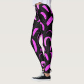 Leggings Voiles de Kitboard rose et noir Cerfs-volants Moti (Gauche)