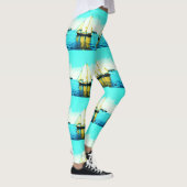 Leggings voiliers en bleu (Droite)