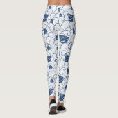 Leggings Voiliers sur le motif de mer (Dos)