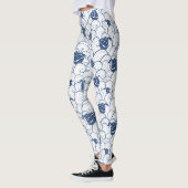 Leggings Voiliers sur le motif de mer (Gauche)