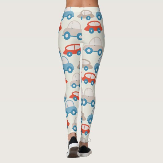 Leggings voitures à plat (Dos)
