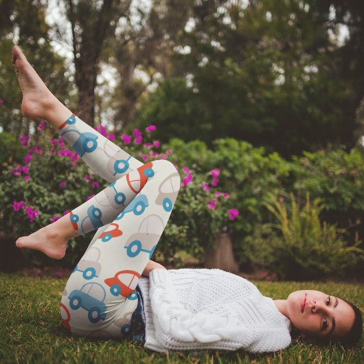 Leggings voitures à plat