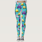 Leggings Voitures de caricature (Devant)