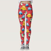 Leggings Voitures de caricature (Devant)