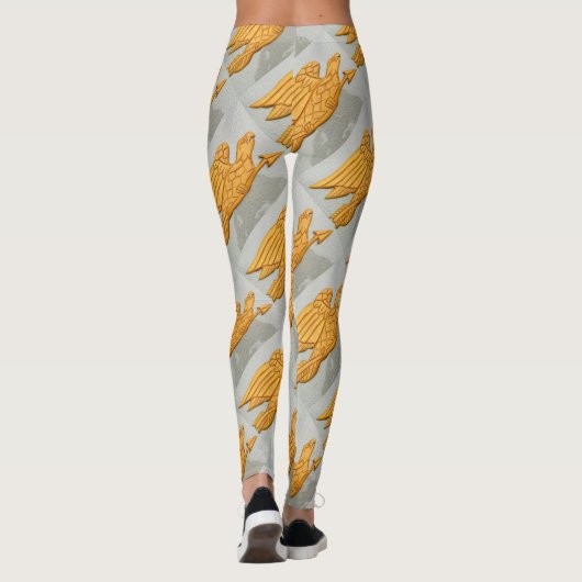 Leggings voler d'aigles d'or (Dos)