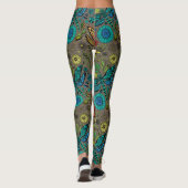 Leggings Voler, libellule de mouche sur brun (Dos)