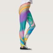 Leggings Volet Abstrait multicolore (Droite)