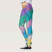 Leggings Volet Abstrait multicolore (Gauche)