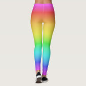 Leggings voor aangepaste Rainbooggradiënt (Achterkant)