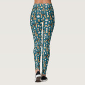 Leggings voor afdruk van Airedale Terrier Coffee (Achterkant)