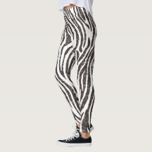 Leggings voor afdrukken in zwart-wit