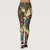 Leggings voor Afrikaanse afdrukken (Achterkant)