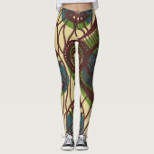 Leggings voor Afrikaanse afdrukken (Voorkant)