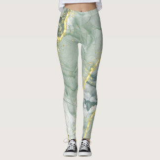 Leggings voor alcoholinktmarmer