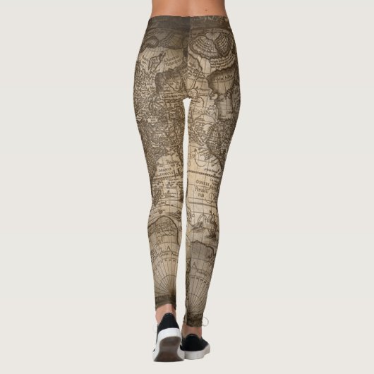 Leggings voor antieke kaart (Achterkant)