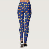 Leggings voor blauwe en goudConfetti (Achterkant)