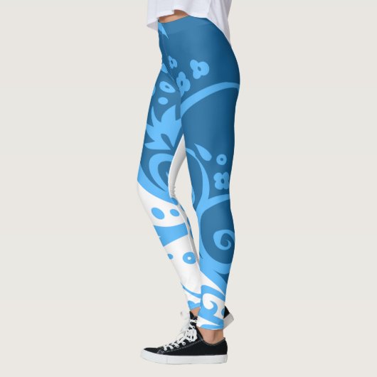 Leggings voor blauwe en witte ventilatoren (Links)