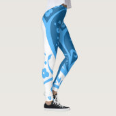 Leggings voor blauwe en witte ventilatoren (Rechts)