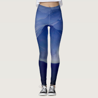 Leggings voor blauwe krater