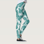 Leggings voor Blauwgroen vlinder (Rechts)