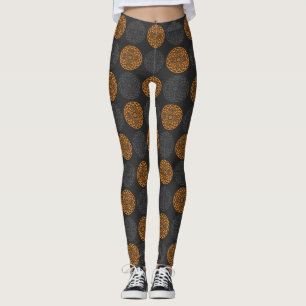 leggings voor bloemmotief