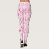 Leggings voor borstkanker roze lintbewustwording (Achterkant)