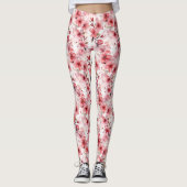 Leggings voor Bright Cherry Blossom - (Voorkant)