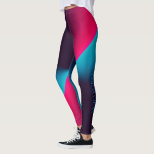 Leggings voor cross-over-printen in kleur