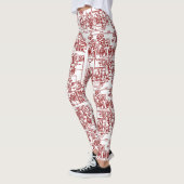 Leggings voor de kringloop (kersen) (Links)