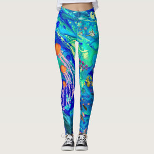 Leggings voor de kunst in de oceaan,
