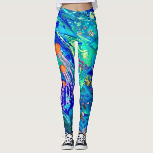 Leggings voor de kunst in de oceaan, (Voorkant)