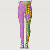 Leggings voor de Mode van Pop Mardi Gras 4 Diamond (Voorkant)