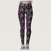 Leggings voor de Mode van Pop van Cocktail Hour (Voorkant)