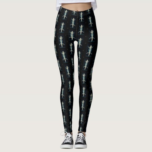 Leggings voor dragon X-Ray All-Over-Print (Voorkant)
