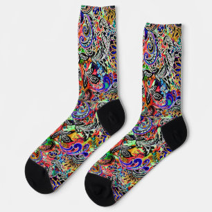 Leggings voor gemengde kleurrijke bloemen sokken