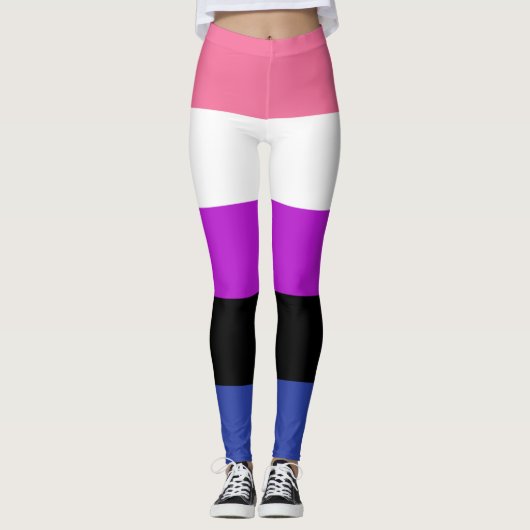 Leggings voor Gendervloeiende vlag (Voorkant)