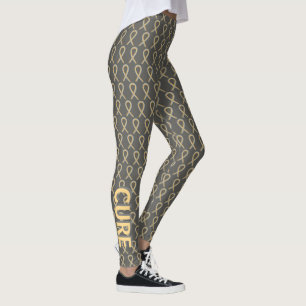 Leggings voor grijze & goudbewustwording